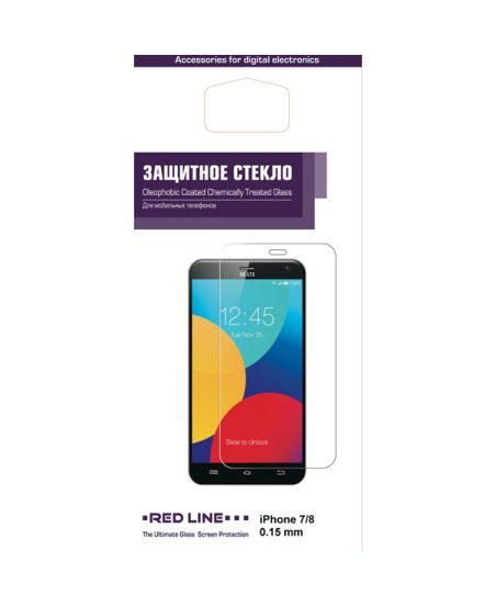Защитное стекло для iPhone Red Line для iPhone 7 / 8 Gorilla Glass
